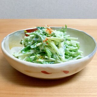 シャキシャキ 水菜の白和えサラダ